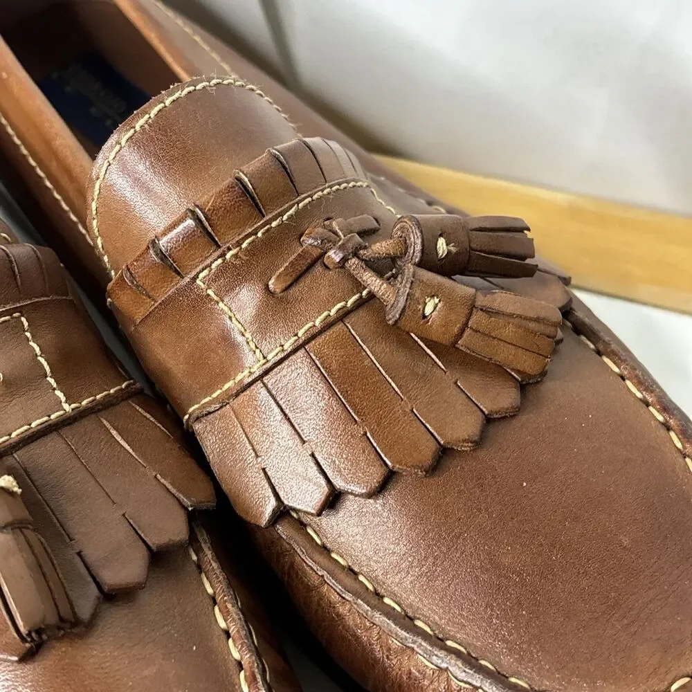 Giorgio Brutini Shoes Mens Size10M  Tassel Loafers Leather SlipOn
